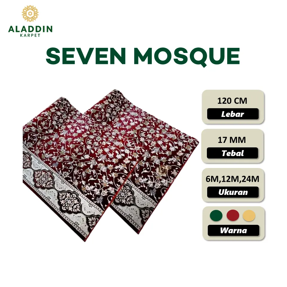 Toko Karpet Masjid Banyuwangi Murah Tebal Per Meter Per Roll!