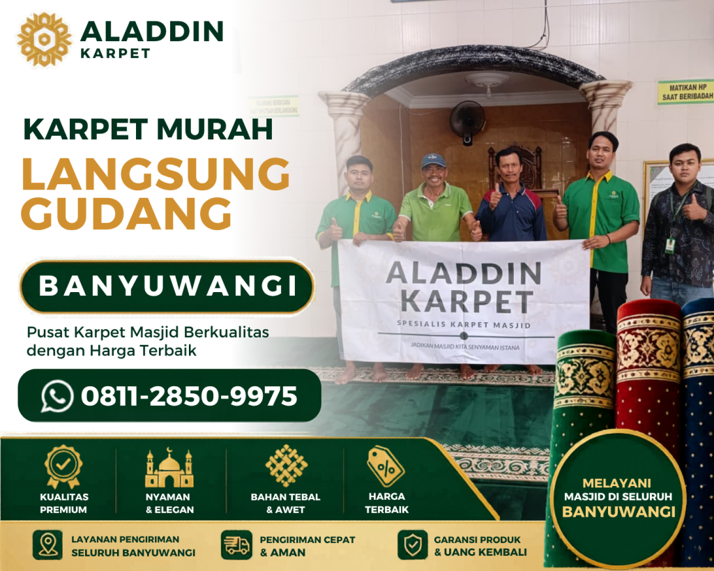 Karpet Murah Banyuwangi Untuk Masjid Nyaman Dan Hemat Anggaran