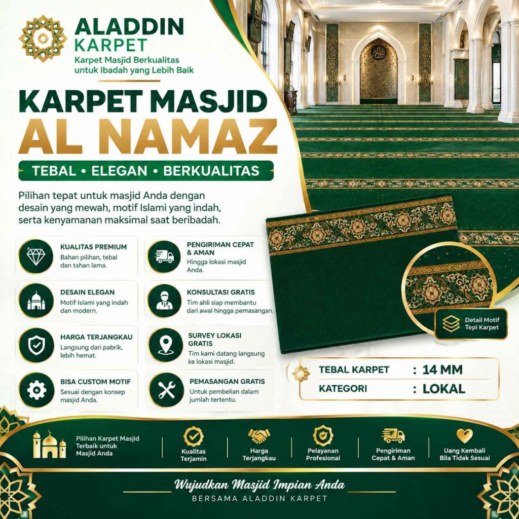 Motif Karpet Masjid untuk Menentukan Desain yang Sesuai